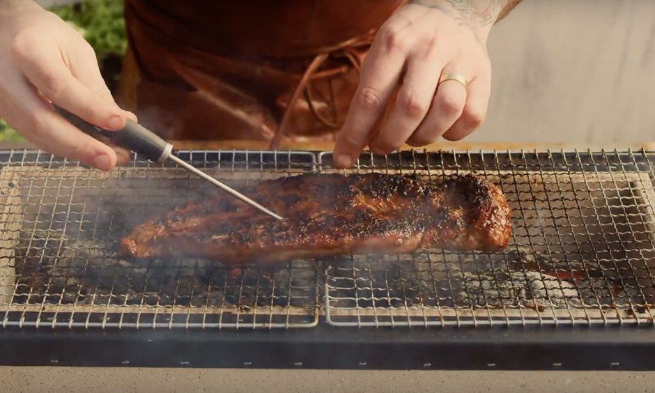 Direkt grillning och fläskfilé