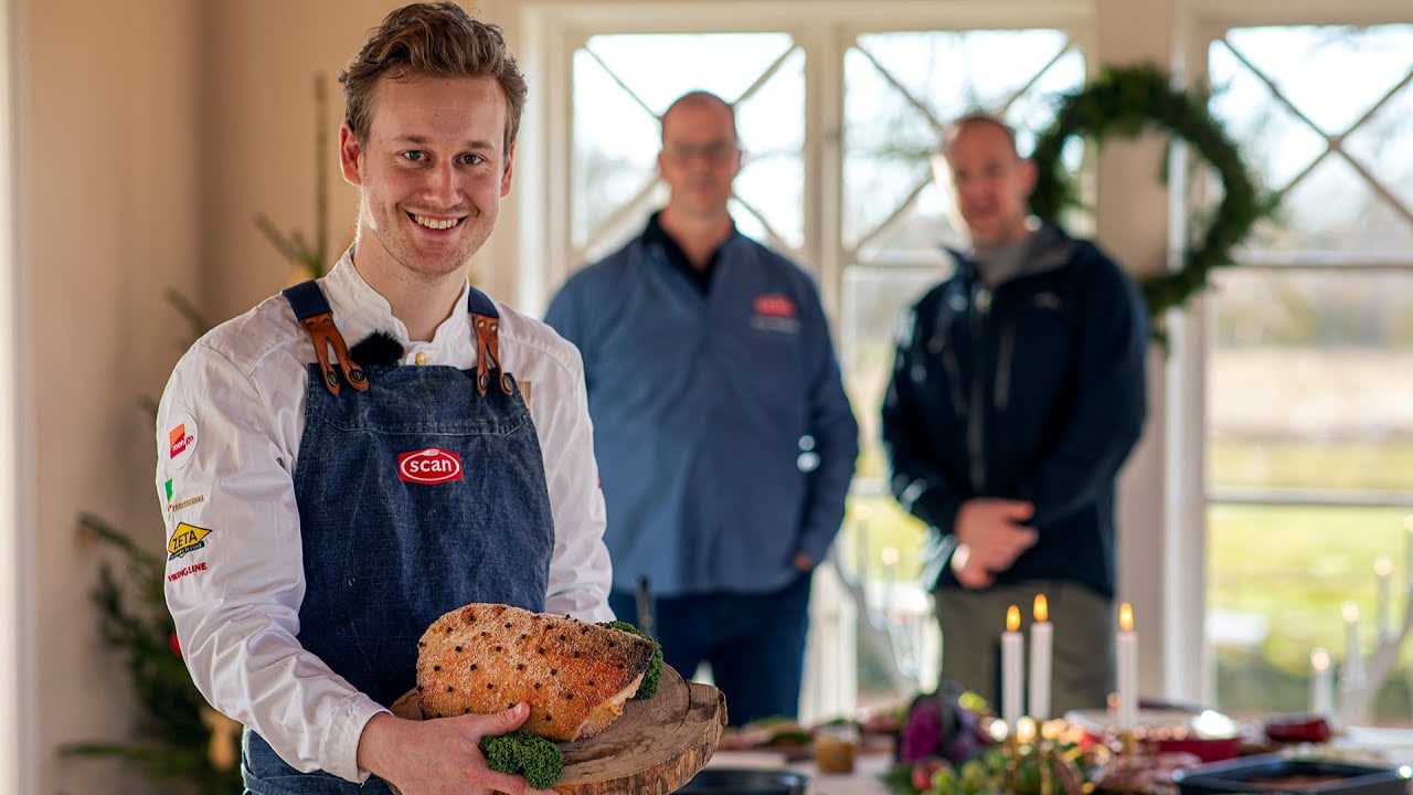 Benny och Olle bjuder på julbord