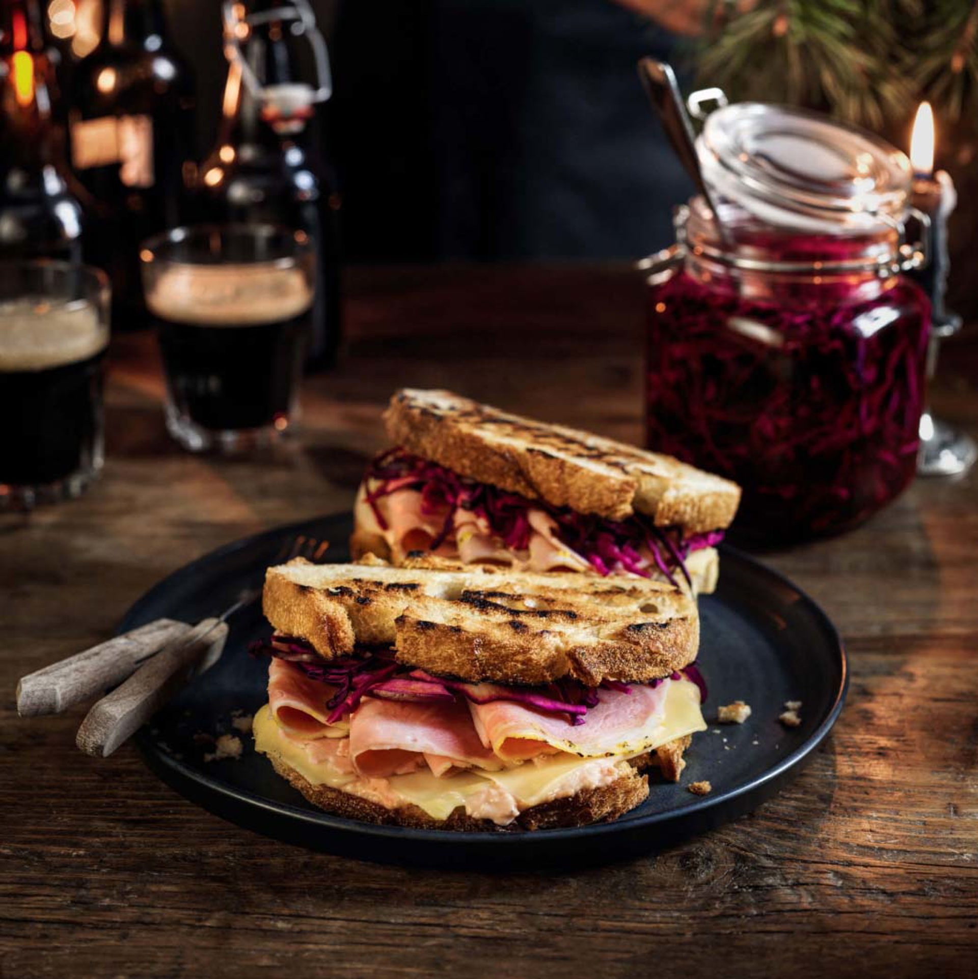 Rubens santa sandwich