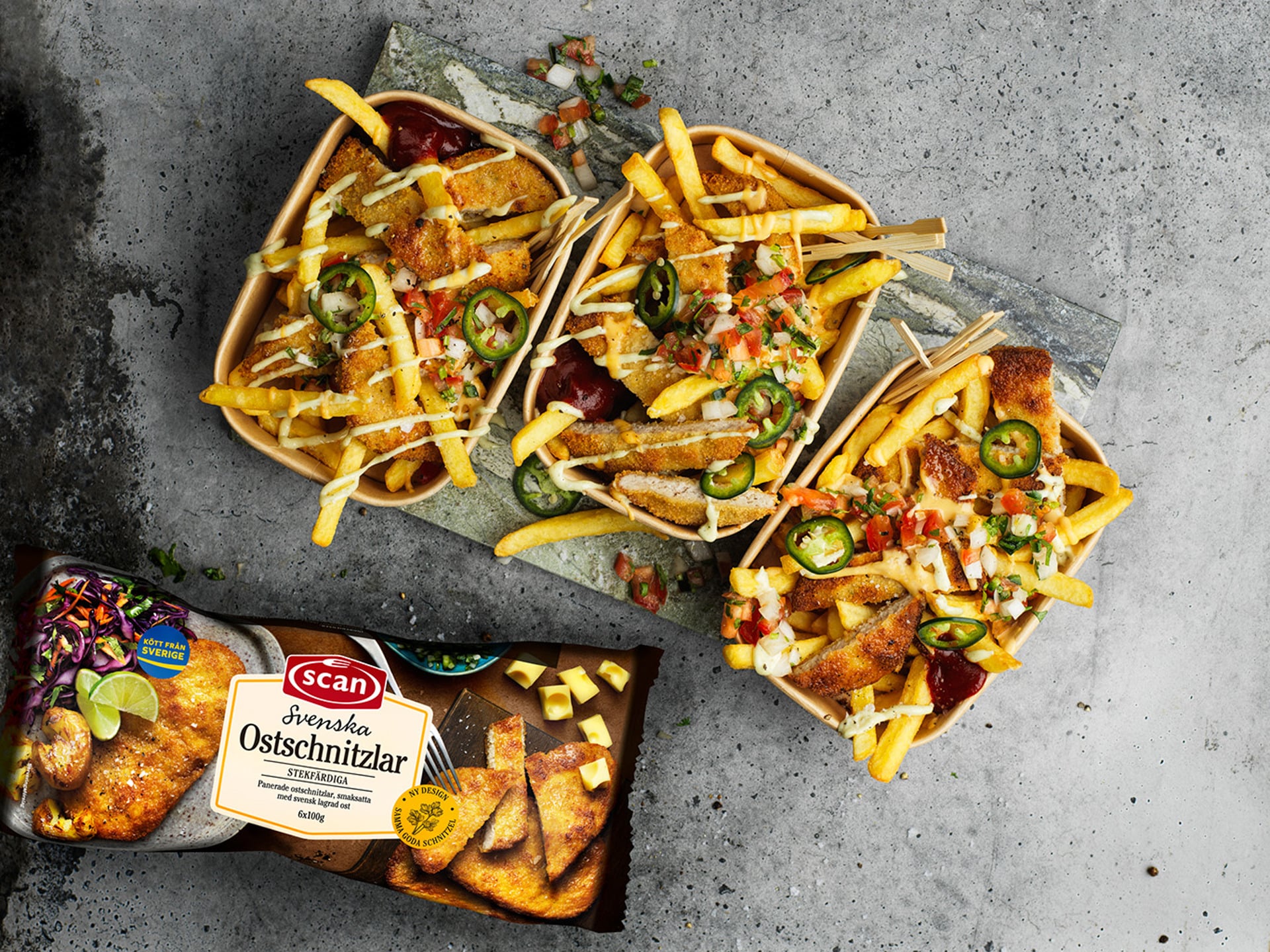 Ostschnitzel dirty fries